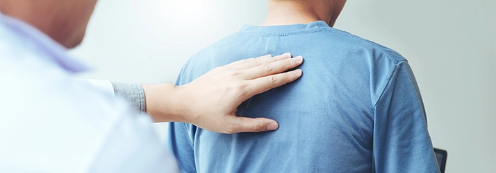 Chiropractic Spartanburg SC Back Exam Patient